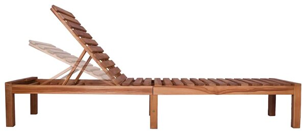 Zahradní lehátko masivní teak 316171