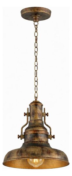 Brilagi - Lustr na řetězu PYRONIC 1xE27/40W/230V pr. 32 cm bronzová/patina