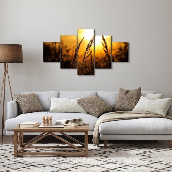 Obraz zapadajícího slunce (125x70 cm)