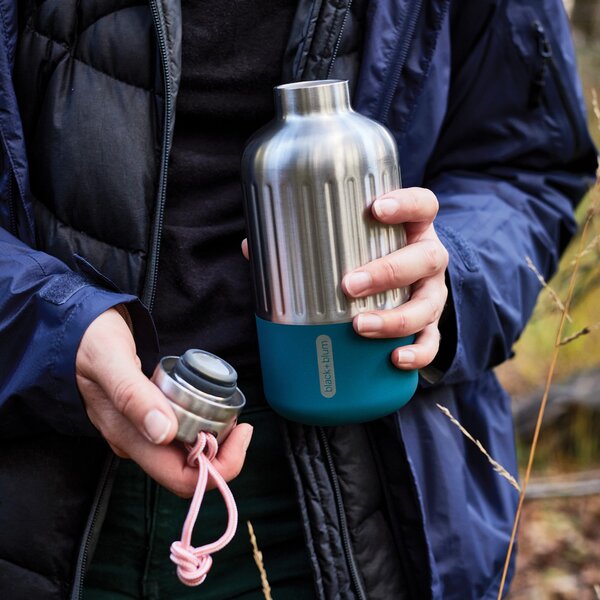 Velká nerezová termoláhev, 850ml, Black+Blum, tyrkysová