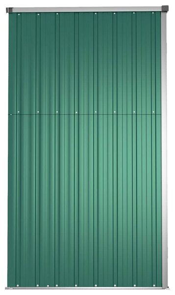 Zahradní kůlna na nářadí zelená 225x89x161 cm pozinkovaná ocel 316213