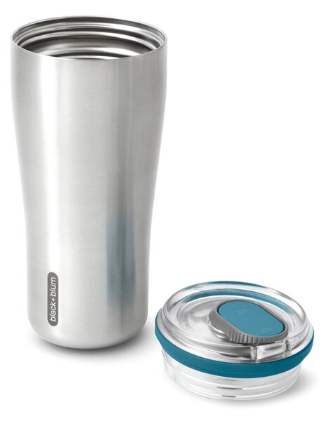 Velký nerezový termohrnek, 600ml, Black+Blum, tyrkysový