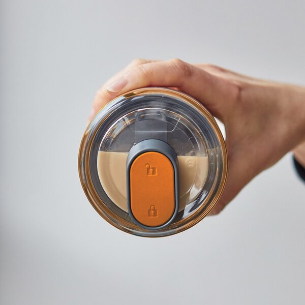 Velký nerezový termohrnek, 600ml, Black+Blum, oranžový