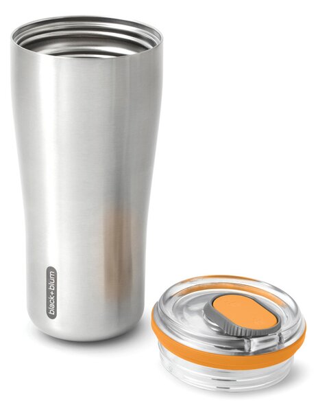Velký nerezový termohrnek, 600ml, Black+Blum, oranžový
