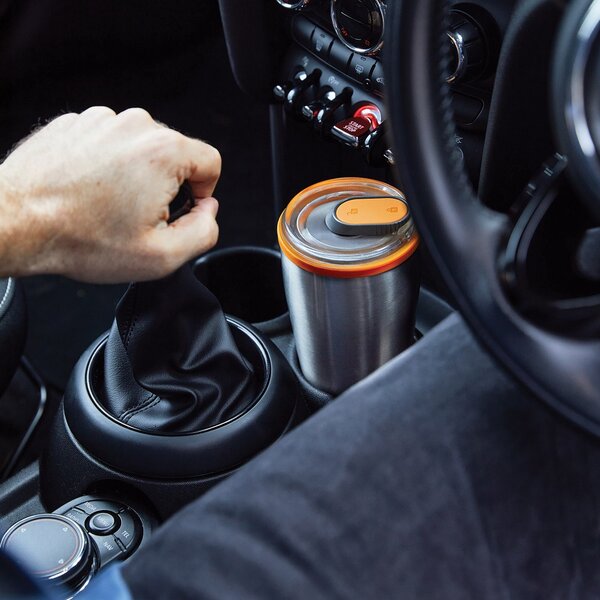 Velký nerezový termohrnek, 600ml, Black+Blum, oranžový