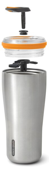 Velký nerezový termohrnek, 600ml, Black+Blum, oranžový