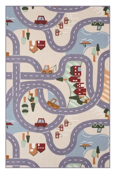 Vopi, Dětský kusový koberec Scanroad 39, 50x80, vícebarevná, dětský pokoj