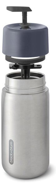 Nerezový uzamykatelný termohrnek, 340ml, Black+Blum, šedý