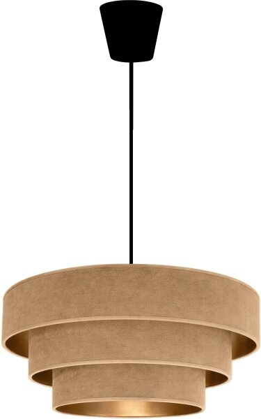 Brilagi - Lustr na lanku LUNETA 1xE27/60W/230V pr. 40 cm béžová/zlatá