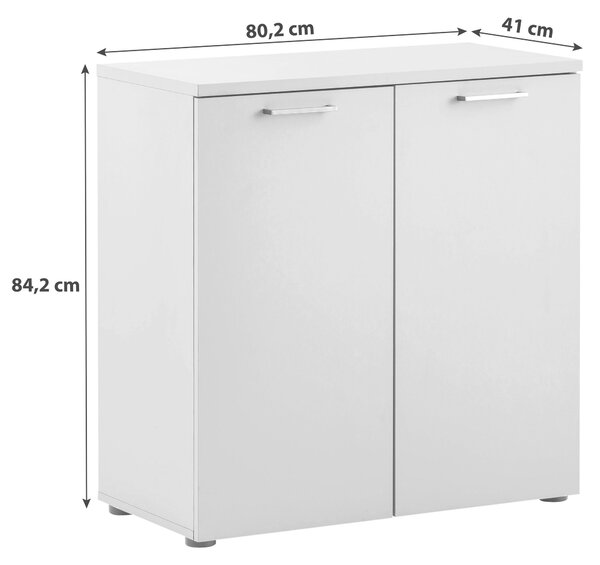 SKŘÍŇ NA ŠANONY, světle šedá, 80,2/84,2/41 cm MID.YOU - Online Only kancelářský nábytek, Online Only