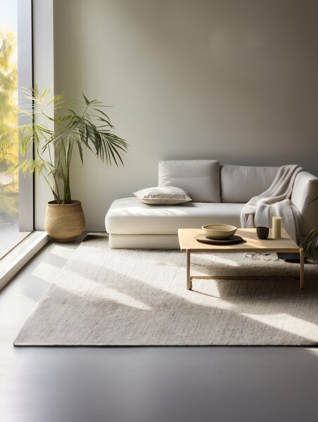 Hanse Home, Kusový koberec Handloom 105960 Dhaka Ivory White, 60x90, bílá, chodba / předsíň