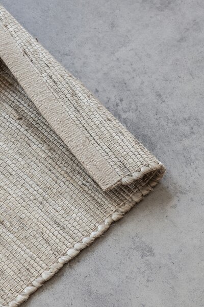 Hanse Home, Běhoun Handloom 105960 Dhaka Ivory White, 80x200, bílá, chodba / předsíň