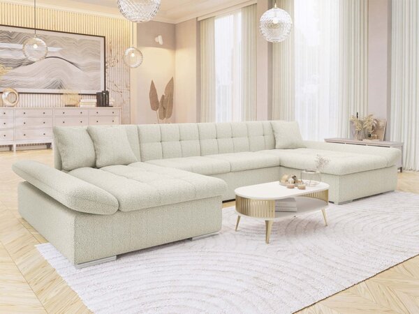 Rohová rozkládací pohovka Agata Premium, Potah: Manza 04 5903211462245