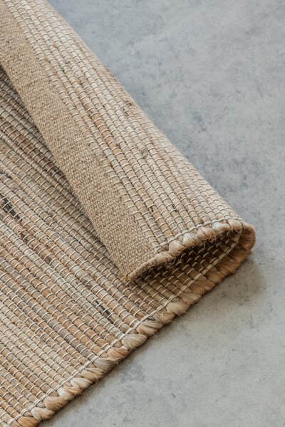 Hanse Home, Běhoun Handloom 105961 Dhaka Beige, 80x200, béžová, chodba / předsíň