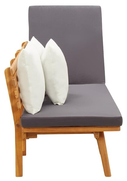 Zahradní denní postel 200x65 cm masivní akáciové dřevo 316263