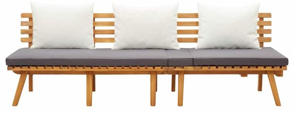Zahradní denní postel 200x65 cm masivní akáciové dřevo 316263