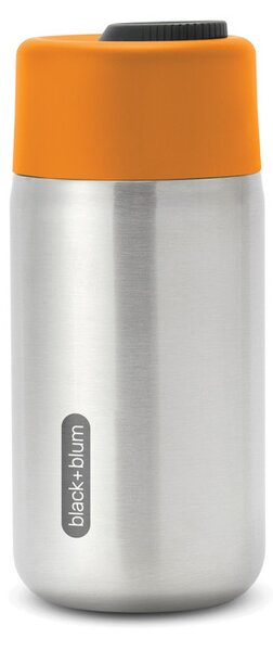 Nerezový uzamykatelný termohrnek, 340ml, Black+Blum, oranžový