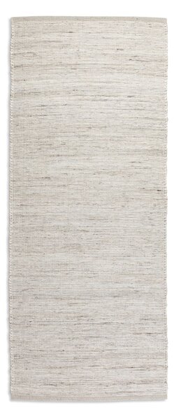 Hanse Home, Běhoun Handloom 105960 Dhaka Ivory White, 80x200, bílá, chodba / předsíň
