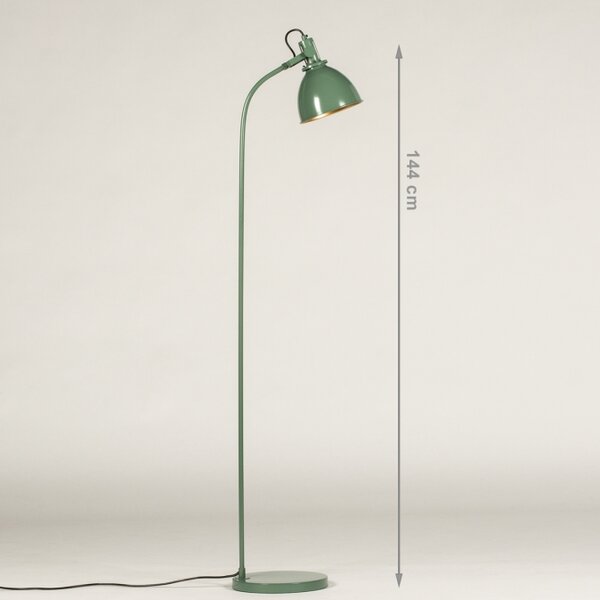 Stojací industriální lampa Martonn Green (LMD)