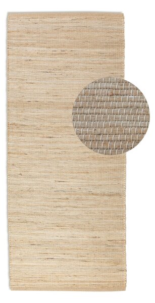 Hanse Home, Běhoun Handloom 105961 Dhaka Beige, 80x200, béžová, chodba / předsíň
