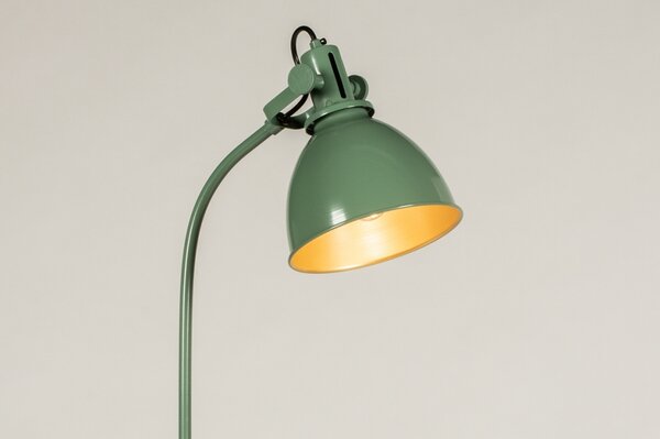 Stojací industriální lampa Martonn Green (LMD)
