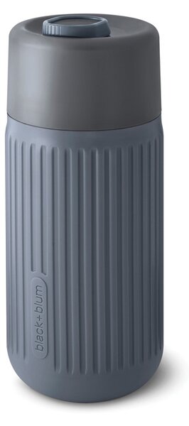 Skleněný cestovní hrnek, 340ml, Black+Blum, šedý