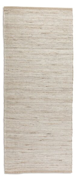 Hanse Home, Běhoun Handloom 105962 Dhaka Grey Brown, 80x200, béžová, chodba / předsíň