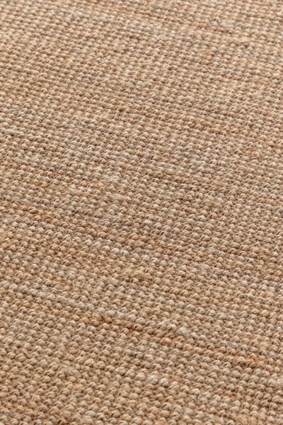 Hanse Home, Kusový koberec Bouclé Jute 105974 Natural Golden, 120x170, béžová, chodba / předsíň