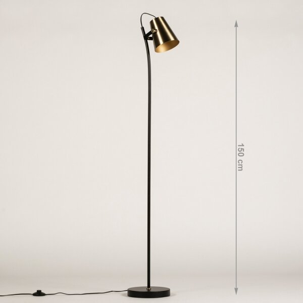 Stojací designová lampa Laventa Black and Gold (LMD)