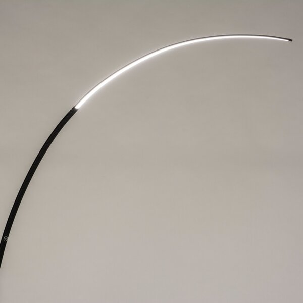 Stojací designová LED lampa se stmívačem Black Violl (LMD)