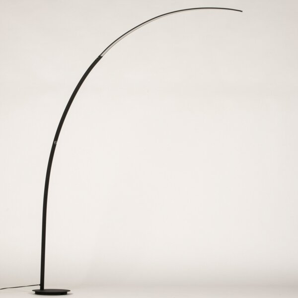 Stojací designová LED lampa se stmívačem Black Violl (LMD)
