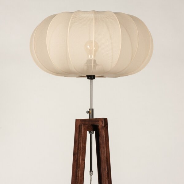 Stojací designová lampa Paola Yapan and Dark Brown (LMD)