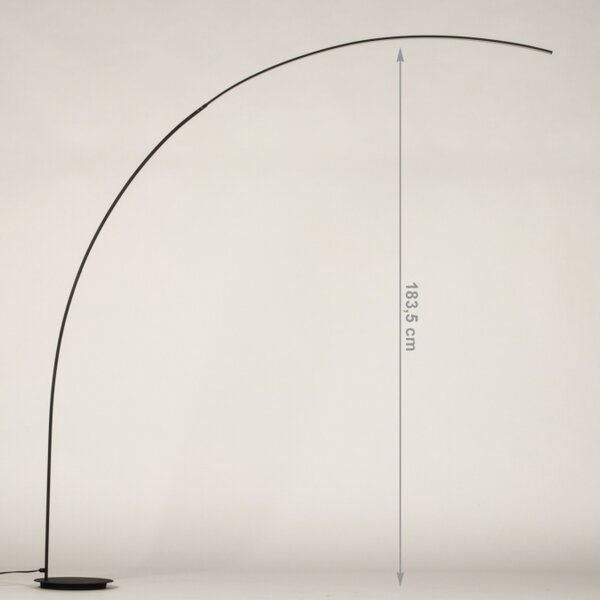 Stojací designová LED lampa se stmívačem Black Violl (LMD)
