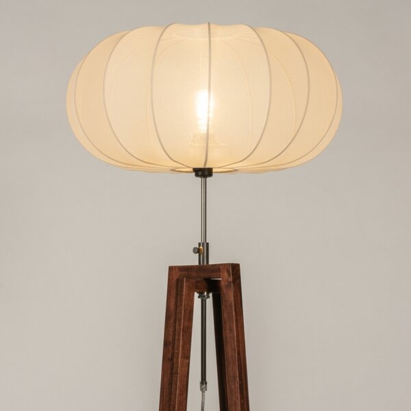 Stojací designová lampa Paola Yapan and Dark Brown (LMD)