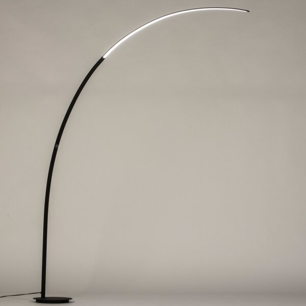 Stojací designová LED lampa se stmívačem Black Violl (LMD)