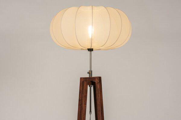 Stojací designová lampa Paola Yapan and Dark Brown (LMD)