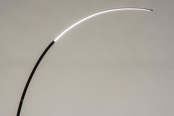 Stojací designová LED lampa se stmívačem Black Violl (LMD)