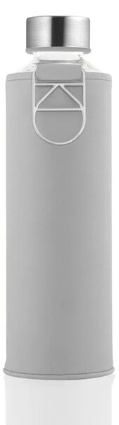Skleněná lahev s obalem z umělé kůže EQUA Grey Dove 750 ml