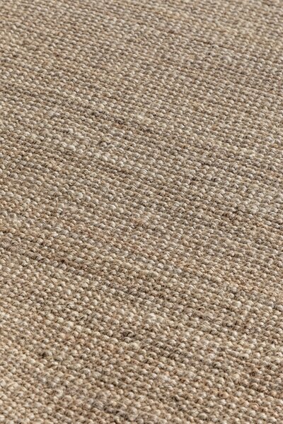 Hanse Home, Běhoun Bouclé Jute 105975 Grey Brown, 80x200, hnědá, chodba / předsíň