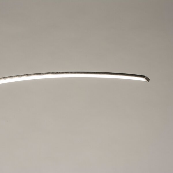 Stojací designová LED lampa se stmívačem Silver Violl (LMD)