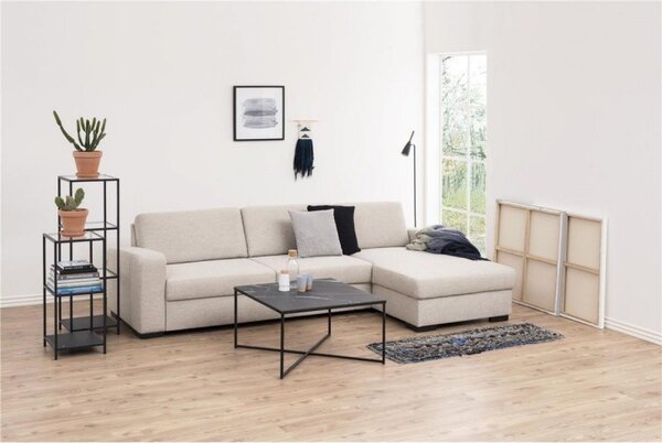 Actona Regál Seaford 37 x119,5 cm černý
