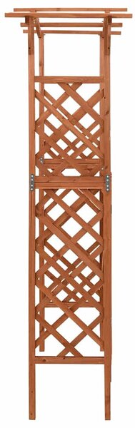 Pergola s brankou 116 x 40 x 204 cm masivní jedle 316389