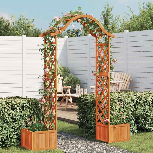 Zahradní pergola s truhlíky masivní jedle 316388