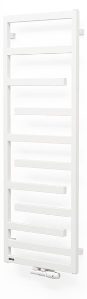 Oltens Flamma koupelnový radiátor designově 139x50 cm bílá 55016000