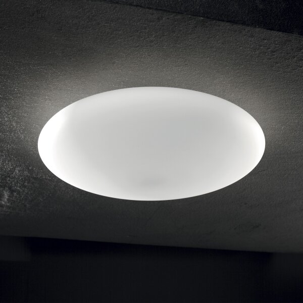 Ideal Lux - Stropní svítidlo SMARTIES 2xE27/42W/230V pr. 42,5 cm bílá