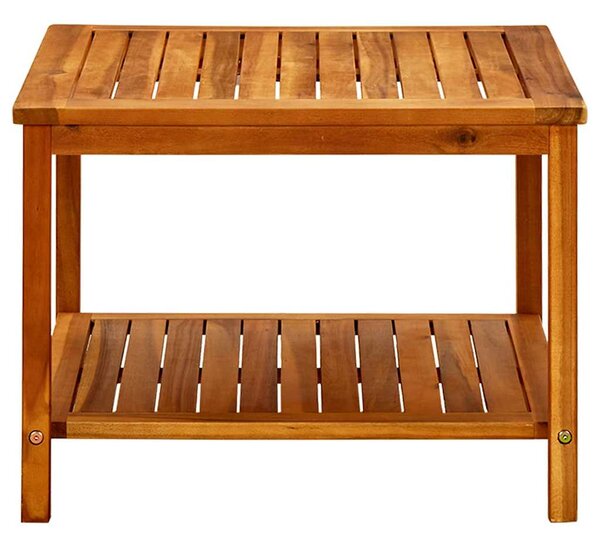 Konferenční stolek 60 x 60 x 45 cm masivní akáciové dřevo 316403