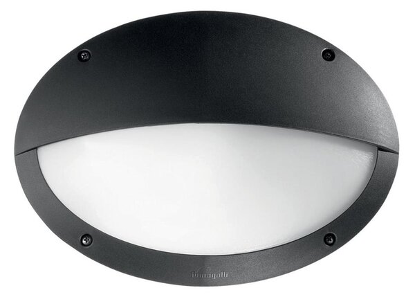 Ideal Lux - Venkovní nástěnné svítidlo POLAR 1xE27/23W/230V IP66 černá