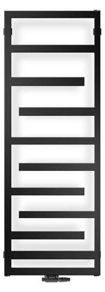 Oltens Flamma koupelnový radiátor designově 139x50 cm černá mat 55016300