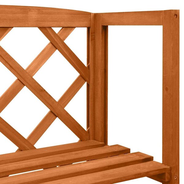Treláž s policemi 55 x 30 x 140 cm masivní jedle 316409