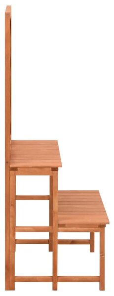 Stojan na květiny s treláží 70 x 42 x 115 cm masivní jedle 316413